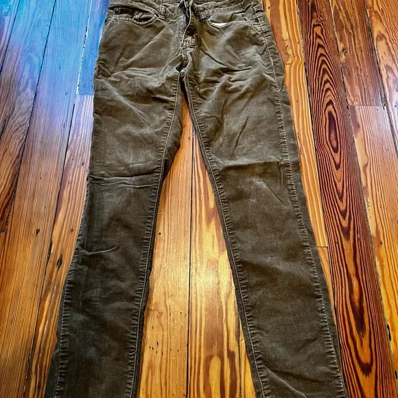 Prana corduroy skinny pants sz 6 - Picture 2 of 3